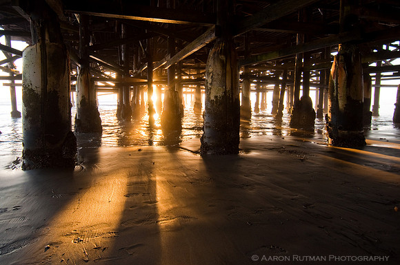 Crystal Pier golden light