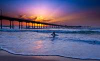 Ocean beach surf