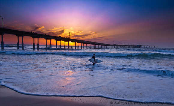 Ocean beach surf