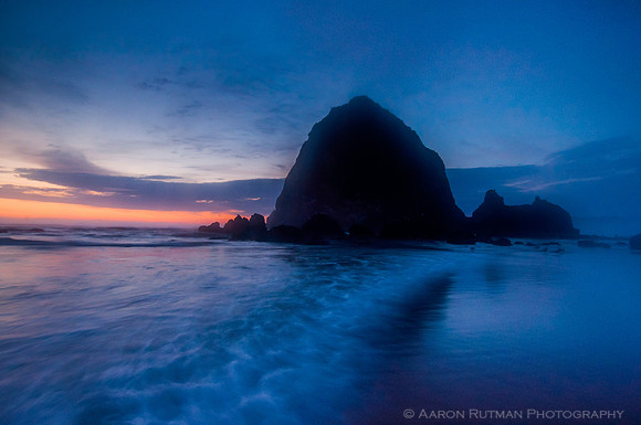 Haystack Rock Dusk, Cannon Beach, OR
