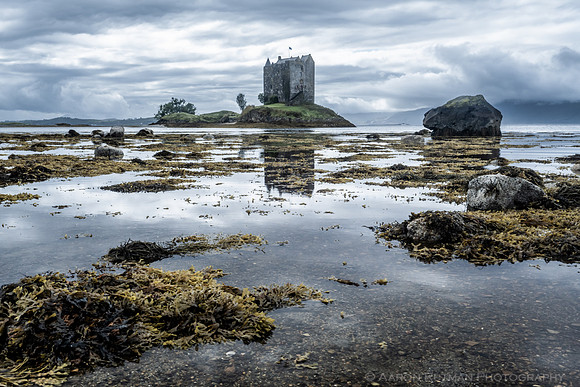 Castle Stalker on Loch Laich, County Argyll, Scotland
