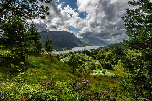 Loch Shiel from viaduct, Inverness-shire, Scotland