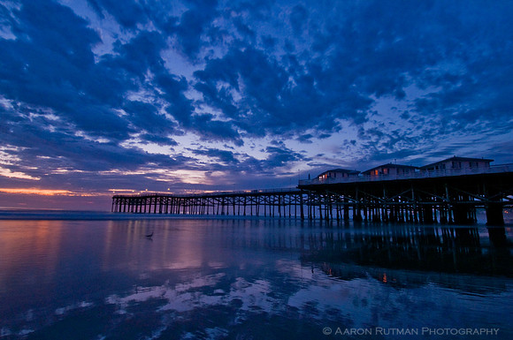 Crystal Pier dusk, Pacific Beach