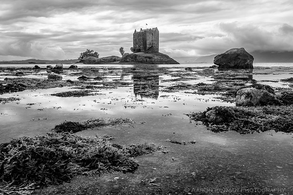 Castle Stalker on Loch Laich, County Argyll, Scotland