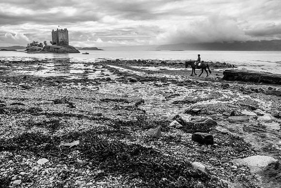 Castle Stalker on Loch Laich, County Argyll, Scotland
