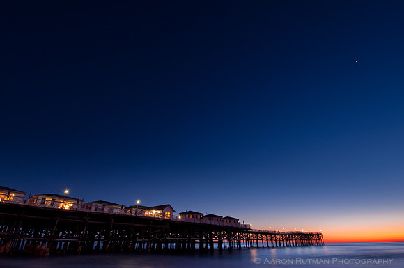 Crystal Pier starlight, Pacific Beach