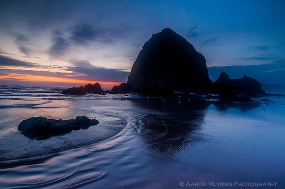 Haystack Rock Dusk, Cannon Beach, OR