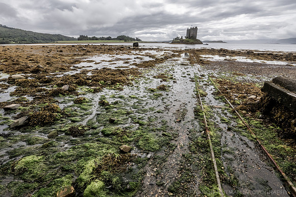 Castle Stalker on Loch Laich, County Argyll, Scotland
