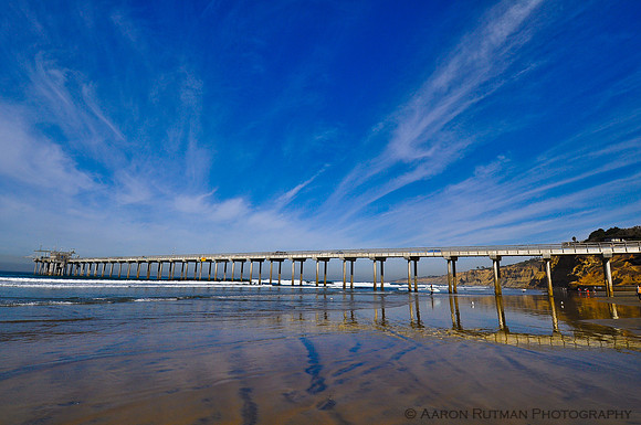 Scripps Pier from La Jolla Shores