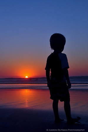 Ocean silhouette