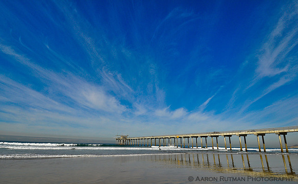 Scripps Pier from La Jolla Shores